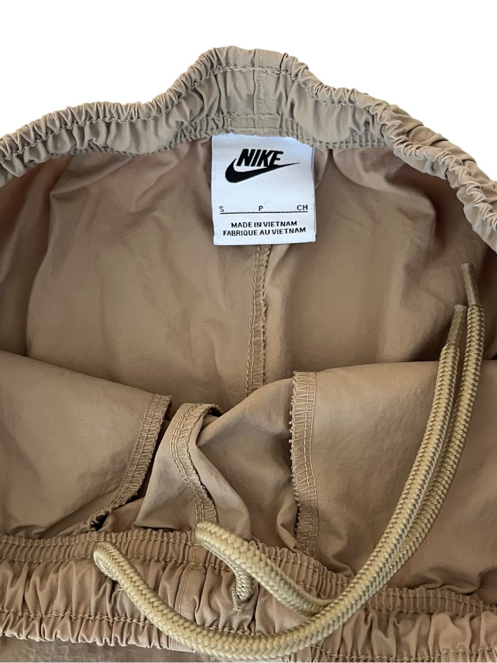 Nike Pants Club Cargo Trouser Men’s S Parachute Beige Sportswear Skater Jogger - Picture 4 of 7